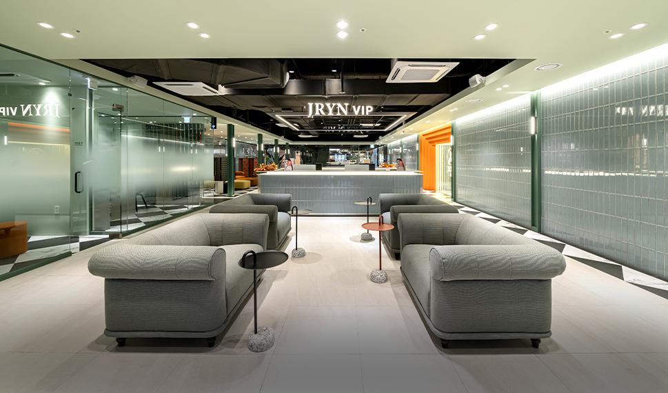 VIP center space slide image