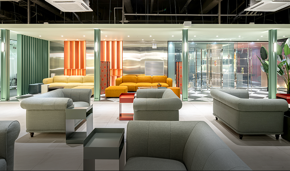 VIP center space slide image