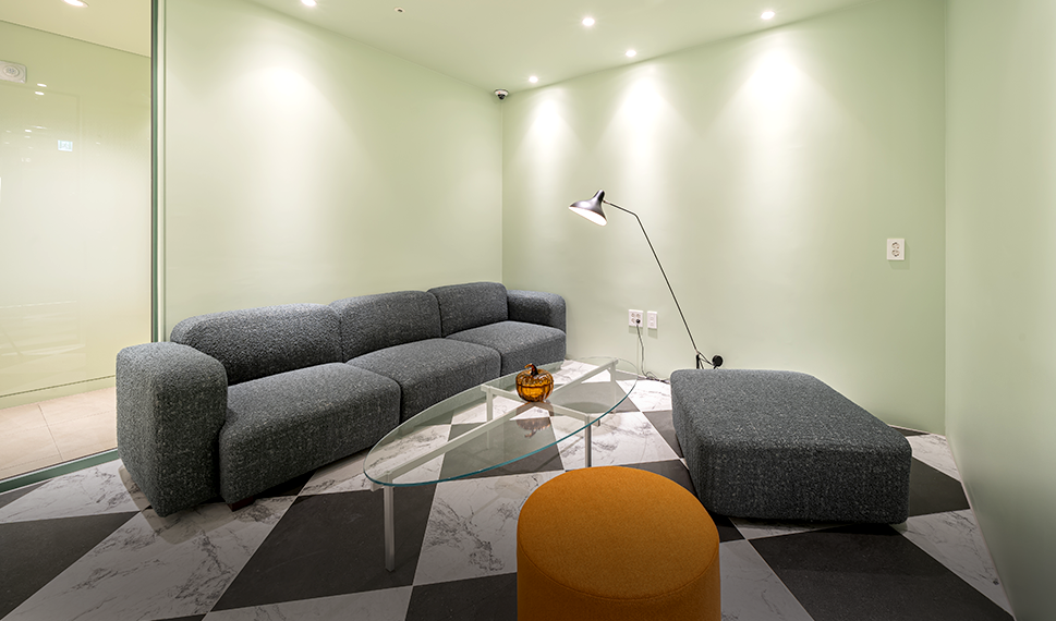 VIP center space slide image