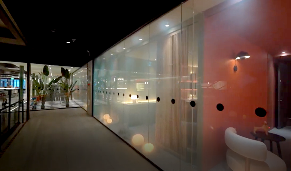 VIP center space slide image